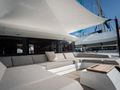 GULLWING - Lagoon 55,bow seating area close up view