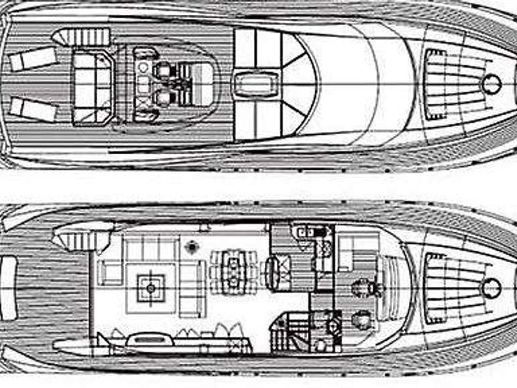 STELA 117 - Royal Denship 85,motor yacht layout