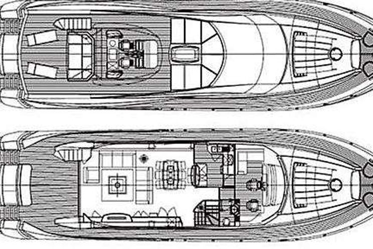 Layout for STELA 117 - Royal Denship 85, motor yacht layout