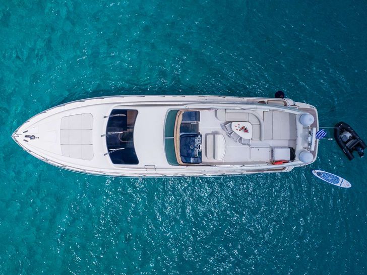 ANTAMAR II Riva Dolcevita 70 - top aerial shot ANTAMAR II Riva Dolcevita 70 - top aerial shot