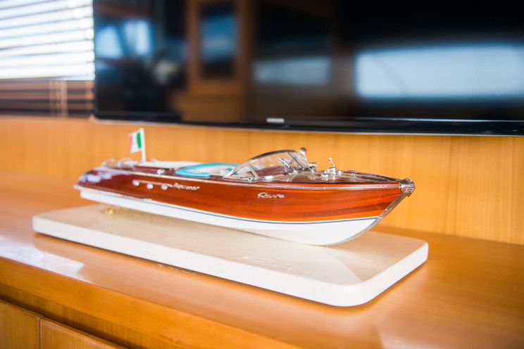 Charter Yacht ANTAMAR II - Riva Dolcevita 70 - 4 Cabins - Athens - Mykonos - Paros - Cyclades - Greece