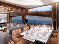 BLADE 6 Sunseeker Predator 92 - main dining area BLADE 6 Sunseeker Predator 92 - main dining area