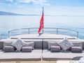 BLADE 6 Sunseeker Predator 92 - aft deck sunbathing area BLADE 6 Sunseeker Predator 92 - aft deck sunbathing area