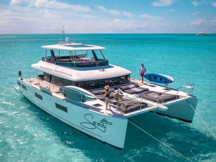 Serenity (Lagoon 630 Motor Catamaran 2019)is a custom dream getaway in the magical setting of the Bahamas:All aboard Serenity!  We’ve thought of everything to offer you a getaway that will live up to your expectations. You’ll