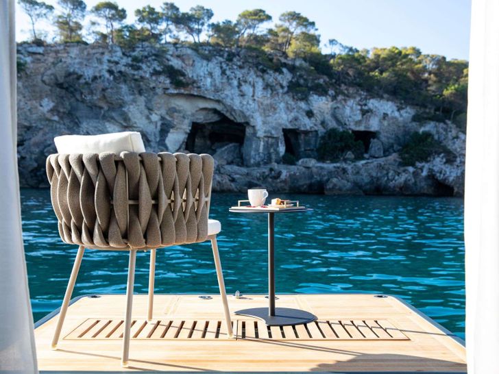 SASTA Lagoon Seventy 8 - master cabin balcony SASTA Lagoon Seventy 8 - master cabin balcony