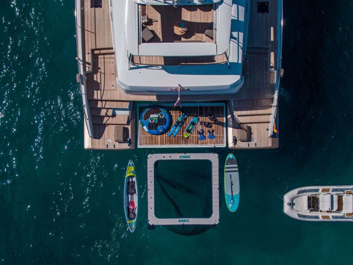 SASTA Lagoon Seventy 8 - top aft view SASTA Lagoon Seventy 8 - top aft view