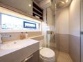 SASTA Lagoon Seventy 8 - twin cabin bathroom SASTA Lagoon Seventy 8 - twin cabin bathroom