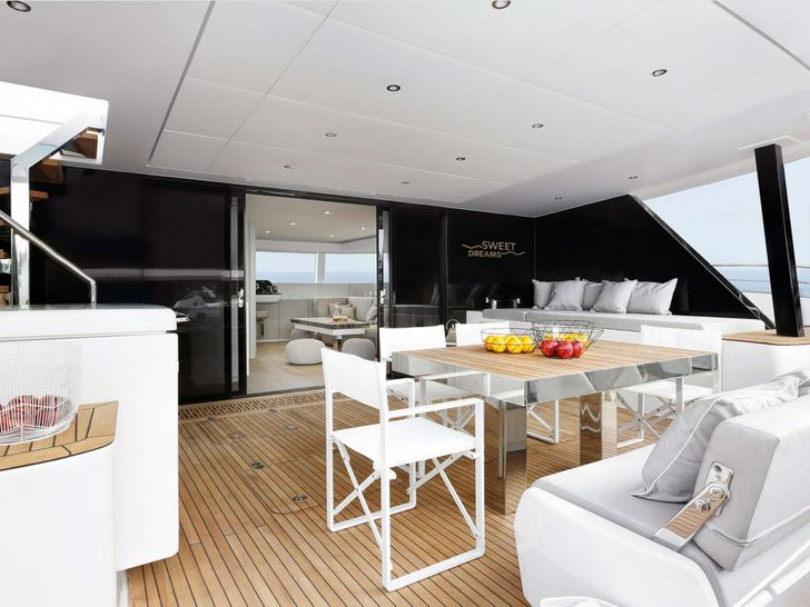 SWEET DREAMS Sunreef 50 - aft deck SWEET DREAMS Sunreef 50 - aft deck