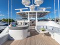 NO SHORTCUTS - Westport 112,flybridge seating lounge and sun bed NO SHORTCUTS - Westport 112,flybridge seating lounge and sun bed