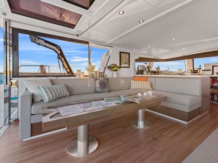 NAUTI DOGS 5.4 Bali 5.4 - saloon seating area NAUTI DOGS 5.4 Bali 5.4 - saloon seating area