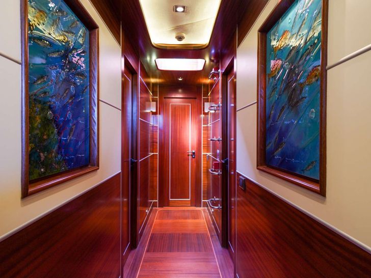 LA BELLA VITA 47m Custom Trimaran Corridor