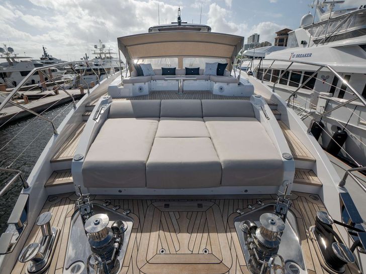 SEA OWL Azimut Grande 27m Crewed Motor Yacht Foredeck SEA OWL Azimut Grande 27m Crewed Motor Yacht Foredeck