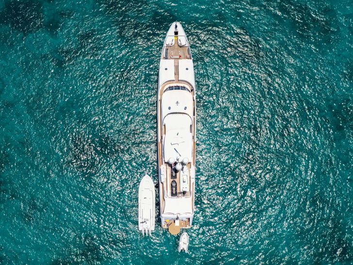 ARTEMIS Christensen 45m Crewed Motor Yacht Aerial View ARTEMIS Christensen 45m Crewed Motor Yacht Aerial View