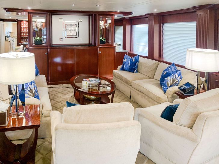 ARTEMIS Christensen 45m Crewed Motor Yacht Main Salon ARTEMIS Christensen 45m Crewed Motor Yacht Main Salon