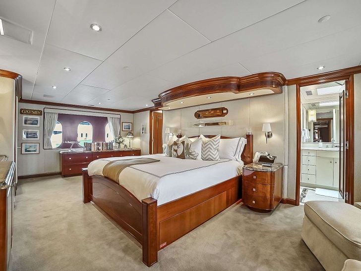 ARTEMIS Christensen 45m Crewed Motor Yacht Master Cabin ARTEMIS Christensen 45m Crewed Motor Yacht Master Cabin