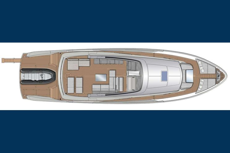Layout for LUAR - San Lorenzo SX88, yacht layout flybridge
