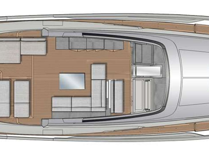 LUAR - yacht layout flybridge