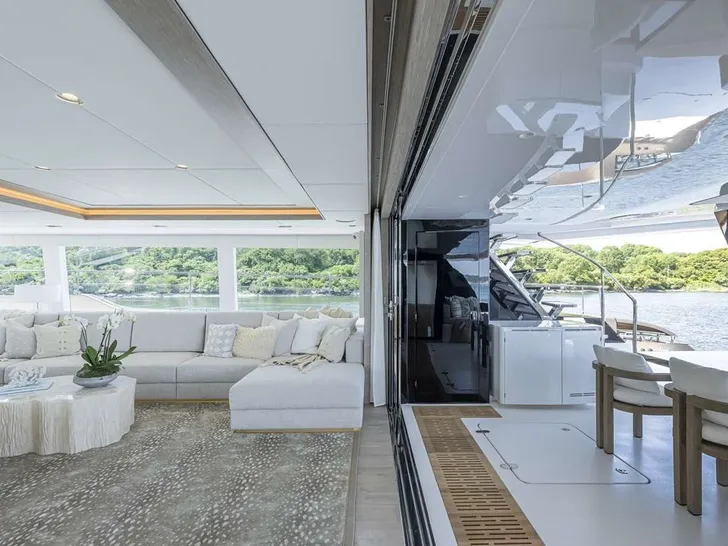 SOL Sunreef 80 ECO - saloon to aft deck access SOL Sunreef 80 ECO - saloon to aft deck access