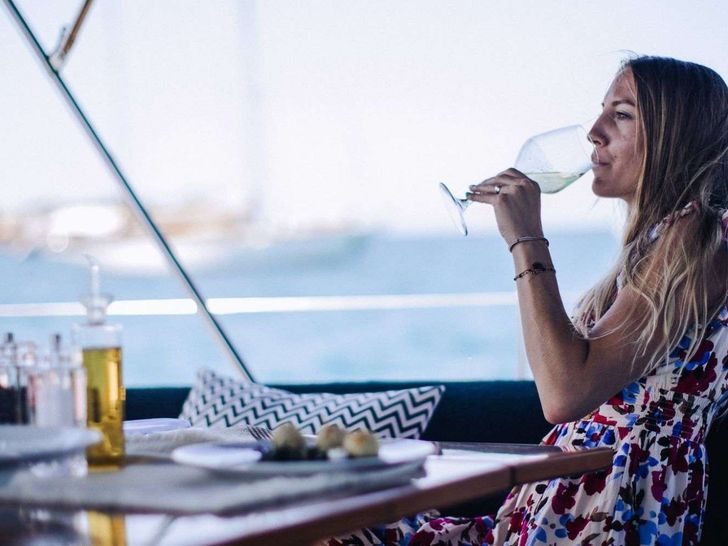 FREE AT LAST - chilling with a glass of white wine FREE AT LAST - chilling with a glass of white wine