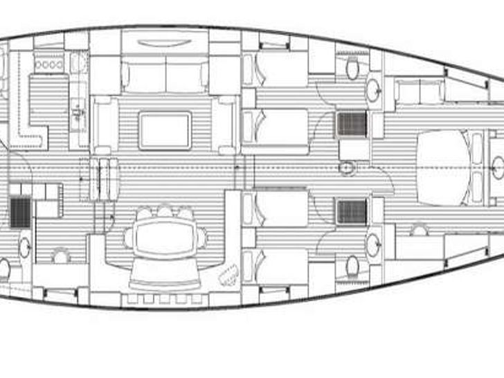 FREE AT LAST - sailing yacht layout