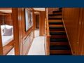ALMYRA II - Perini Navi 164,hallway to lower cabins and staircase