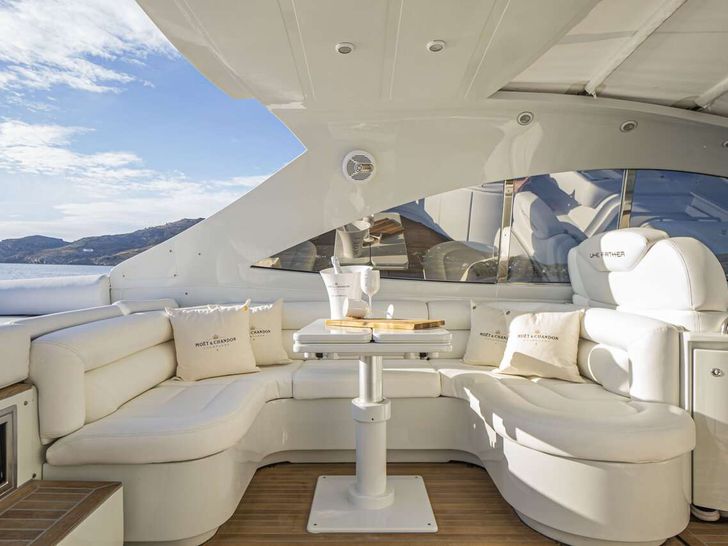 LAKOUPETI - Pershing 16 m,aft saloon LAKOUPETI - Pershing 16 m,aft saloon