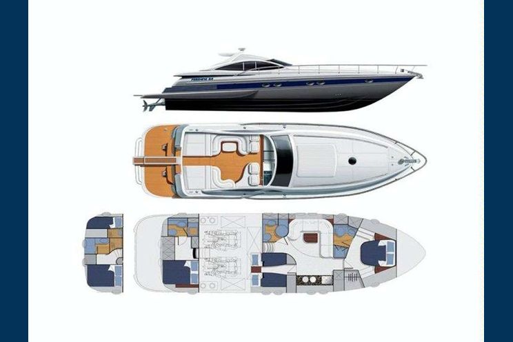 Layout for LAKOUPETI - Pershing 16 m, motor yacht layout