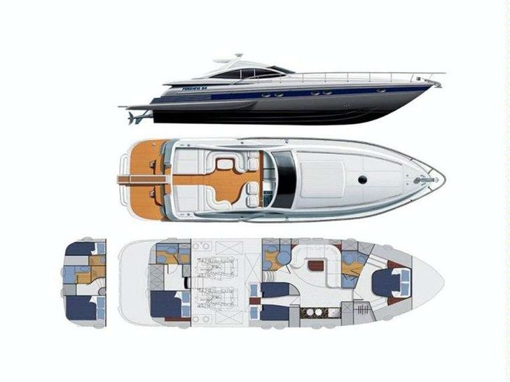 LAKOUPETI - Pershing 16 m,motor yacht layout LAKOUPETI - Pershing 16 m,motor yacht layout