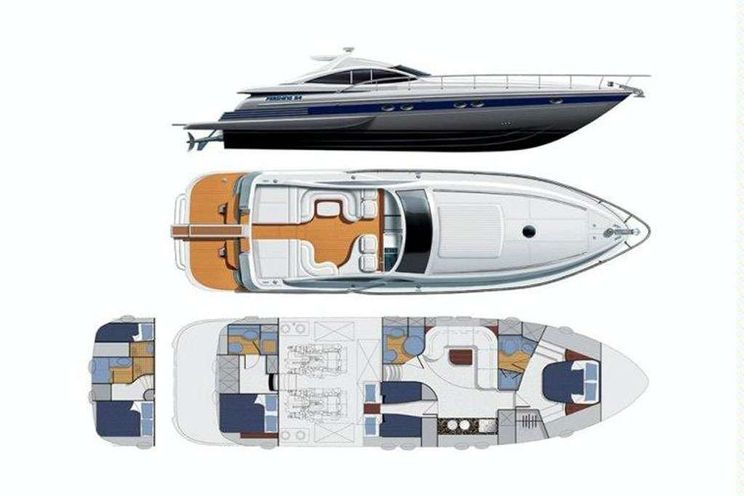 Layout for LAKOUPETI - Pershing 16 m, motor yacht layout