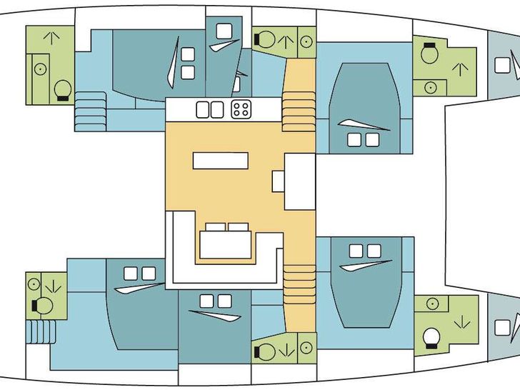 BLUE VELVET Lagoon 52 - layout BLUE VELVET Lagoon 52 - layout