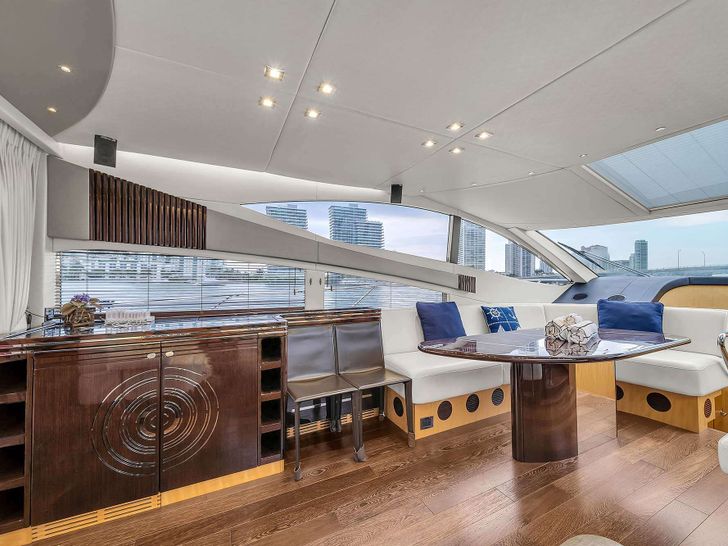 GEM - Sunseeker 68,indoor dining area GEM - Sunseeker 68,indoor dining area
