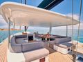 NADAMAS YYachts Y8 - upper deck seating and dining area NADAMAS YYachts Y8 - upper deck seating and dining area