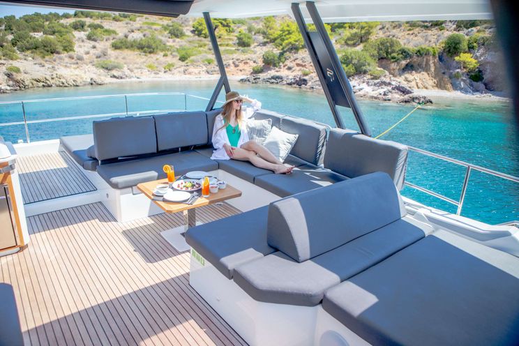 Charter Yacht ELLY - Fountaine Pajot Power 67 - 4 Cabins - Athens - Mykonos - Paros