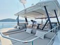 ELLY Fountaine Pajot Power 67 - flybridge sun beds ELLY Fountaine Pajot Power 67 - flybridge sun beds
