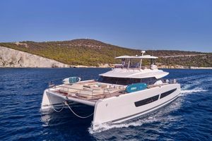 ELLY - Fountaine Pajot Power 67 - 4 Cabins - Athens - Mykonos - Paros - Cyclades - Greece ELLY - Fountaine Pajot Power 67 - 4 Cabins - Athens - Mykonos - Paros - Cyclades - Greece