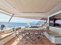 ELLY Fountaine Pajot Power 67 - aft deck alfresco dining area ELLY Fountaine Pajot Power 67 - aft deck alfresco dining area