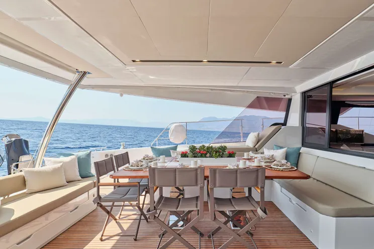 Charter Yacht ELLY - Fountaine Pajot Power 67 - 4 Cabins - Athens - Mykonos - Paros - Cyclades - Greece