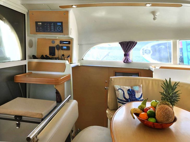 Saloon and nav station Saloon and nav station