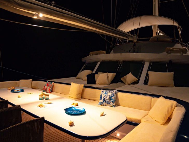 DOUBLE EAGLE 40m Custom Gulet Sofas DOUBLE EAGLE 40m Custom Gulet Sofas