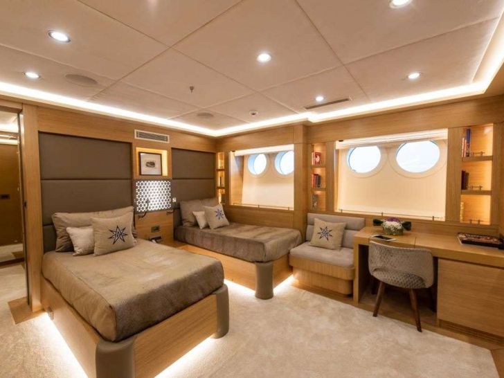 ARESTEAS 51m Custom Gulet VIP Cabin 2 ARESTEAS 51m Custom Gulet VIP Cabin 2