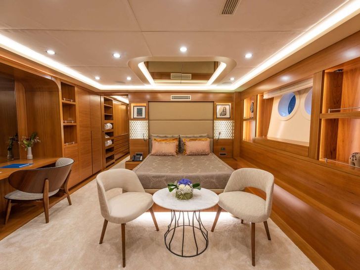 ARESTEAS 51m Custom Gulet VIP Cabin ARESTEAS 51m Custom Gulet VIP Cabin