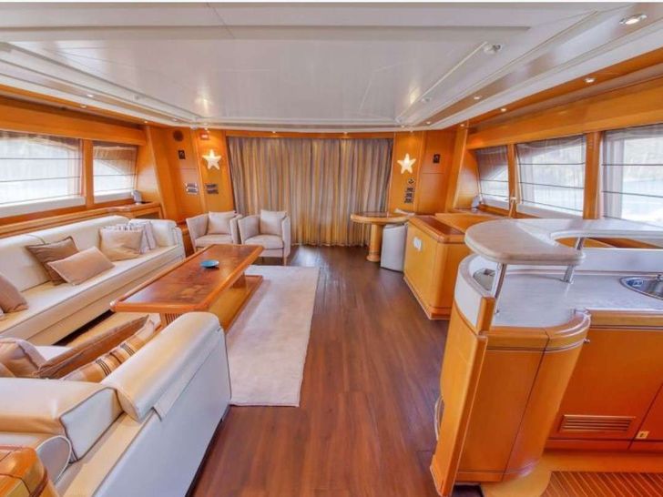 ARIELA 40m CRN Ancona Motor Yacht Upper Saloon ARIELA 40m CRN Ancona Motor Yacht Upper Saloon