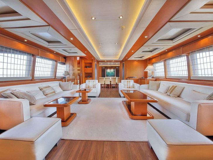 ARIELA 40m CRN Ancona Motor Yacht Saloon ARIELA 40m CRN Ancona Motor Yacht Saloon