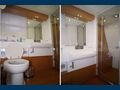 REINE DES COEURS 25m Ferretti Motor Yacht Master Bathroom
