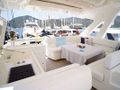 REINE DES COEURS 25m Ferretti Motor Yacht Seating Area