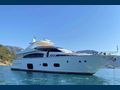 REINE DES COEURS 25m Ferretti Motor Yacht Sideview