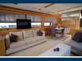 REINE DES COEURS 25m Ferretti Motor Yacht LED TV Lounge