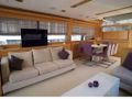 REINE DES COEURS 25m Ferretti Motor Yacht LED TV Lounge