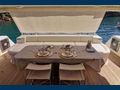 REINE DES COEURS 25m Ferretti Motor Yacht Al fresco Dining area