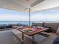 JIOIA 3 - Fountaine Pajot 47,aft deck alfresco dining JIOIA 3 - Fountaine Pajot 47,aft deck alfresco dining